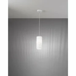 Luminaires Fabas Luce Suspension Fabas Luce Marbella Blanc, 1 lumière* Suspensions