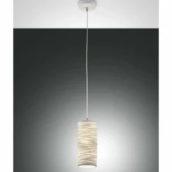Luminaires Fabas Luce Suspension Fabas Luce Marbella Blanc, 1 lumière* Suspensions