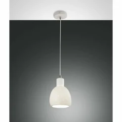Luminaires Fabas Luce Suspension Fabas Luce Marina Blanc, 1 lumière* Suspensions