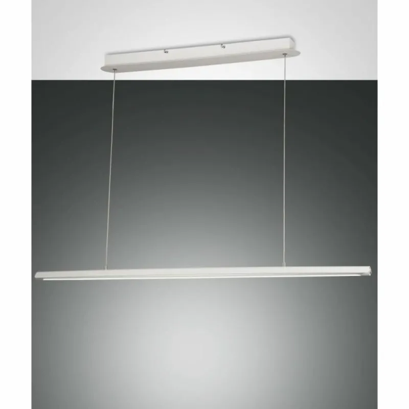 Luminaires Fabas Luce Suspension Fabas Luce Mason LED Blanc, 2 lumières* Éclairage Led