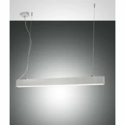 Luminaires Fabas Luce Suspension Fabas Luce Next LED Blanc, 2 lumières* Suspensions