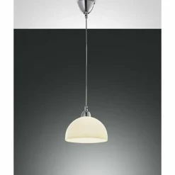 Luminaires Fabas Luce Suspension Fabas Luce NICE Chrome, 1 lumière