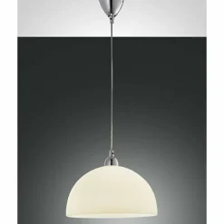 Luminaires Fabas Luce Suspension Fabas Luce NICE Chrome, 1 lumière