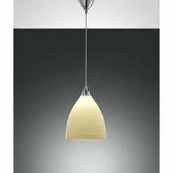 Luminaires Fabas Luce Suspension Fabas Luce PROVENZA Chrome, 1 lumière