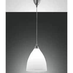 Luminaires Fabas Luce Suspension Fabas Luce PROVENZA Chrome, 1 lumière