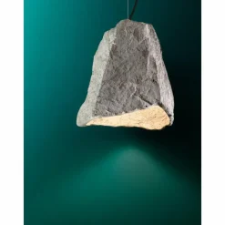 Luminaires Fabas Luce Suspension Fabas Luce Rock Noir, 1 lumière* Suspensions
