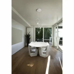 Luminaires Fabas Luce Suspension Fabas Luce Sirio LED Blanc, 3 lumières* Éclairage Led