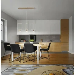 Lampes Dorées-Luminaires Fabas Luce Suspension Fabas Luce Sirio LED Or, 3 lumières