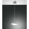 Luminaires Fabas Luce Suspension Fabas Luce Spiny LED Nickel mat, 1 lumière