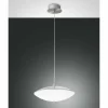 Luminaires Fabas Luce Suspension Fabas Luce Spiny LED Nickel mat, 1 lumière