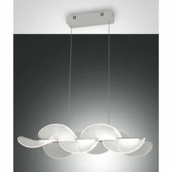 Luminaires Fabas Luce Suspension Fabas Luce Sylvie LED Blanc, 1 lumière* Éclairage Led
