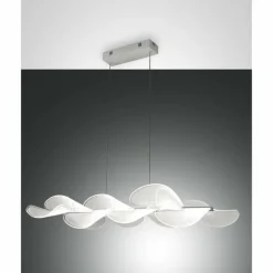 Luminaires Fabas Luce Suspension Fabas Luce Sylvie LED Blanc, 1 lumière