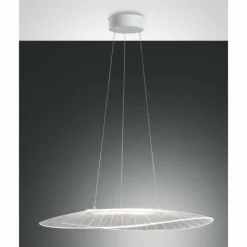 Luminaires Fabas Luce Suspension Fabas Luce Vela LED Blanc, 1 lumière* Éclairage Led