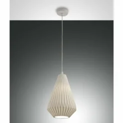 Luminaires Scandinaves-Luminaires Fabas Luce Suspension Fabas Luce Vigor Blanc, 1 lumière