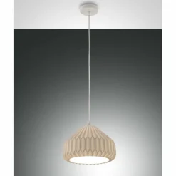 Luminaires Scandinaves-Luminaires Fabas Luce Suspension Fabas Luce Vigor Blanc, 1 lumière