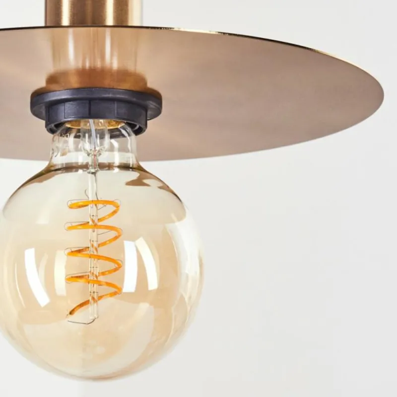 hofstein Suspension Faido Noir, 3 lumières