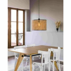 Luminaires Faro Barcelona Suspension Faro Barcelona Mambo Noir, 1 lumière* Suspensions