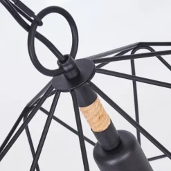 Lampes Vintages & Rétros-hofstein Suspension Favorita Noir, 1 lumière