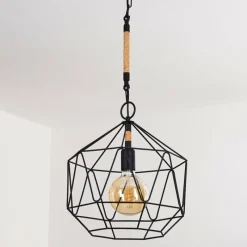 Lampes Vintages & Rétros-hofstein Suspension Favorita Noir, 1 lumière