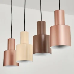 hofstein Suspension Fessade Noir, 4 lumières