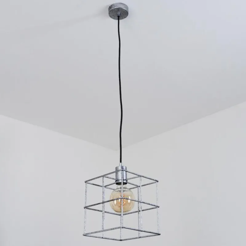 hofstein Suspension Fevaag Argenté, 1 lumière