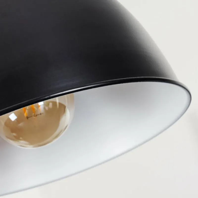 hofstein Suspension Fieberbrunn Cuivre, Noir, 1 lumière