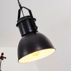 hofstein Suspension Fieberbrunn Noir, 1 lumière