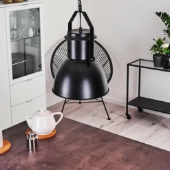 hofstein Suspension Fieberbrunn Noir, 1 lumière