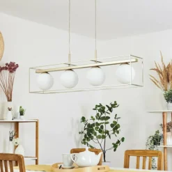 hofstein Suspension Finnseter Champagne, 4 lumières