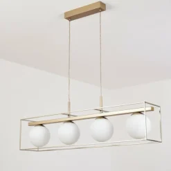 hofstein Suspension Finnseter Champagne, 4 lumières