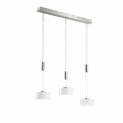 Luminaires Fischer & Honsel Suspension Fischer & Honsel premium Lavin LED Verre, 3 lumières