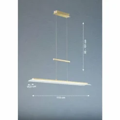 Luminaires Fischer & Honsel Suspension Fischer & Honsel ROOF LED Laiton, 1 lumière