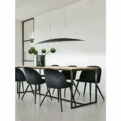 Luminaires Fischer & Honsel Suspension Fischer & Honsel Colmar LED Nickel mat, 5 lumières* Éclairage Led