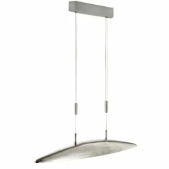 Luminaires Fischer & Honsel Suspension Fischer & Honsel Colmar LED Brun foncé, Nickel mat, 5 lumières* Éclairage Led