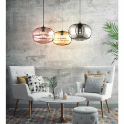 Luminaires Fischer & Honsel Suspension Fischer & Honsel Ink Noir, 1 lumière