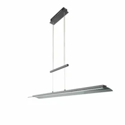 Suspension Verre Fumé-Luminaires Fischer & Honsel Suspension Fischer & Honsel Nana LED Noir, 1 lumière