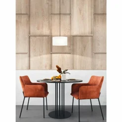 Lampes En Tissu-Luminaires Fischer & Honsel Suspension Fischer & Honsel Teramo Noir, 3 lumières