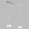 Luminaires Fischer & Honsel Suspension Fischer & Honsel Lavin LED Nickel mat, 2 lumières