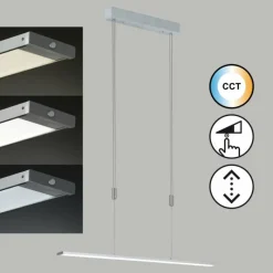 Luminaires Fischer & Honsel Suspension Fischer & Honsel Metz TW LED Aluminium, 1 lumière* Éclairage Led