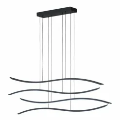 Luminaires Fischer & Honsel Suspension Fischer & Honsel Fisk LED Noir, 1 lumière, Télécommandes* Éclairage Led