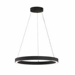 Luminaires Fischer & Honsel Suspension Fischer & Honsel Sirko LED Noir, 1 lumière, Télécommandes