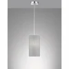 Lampes En Tissu-Luminaires Fischer & Honsel Suspension Fischer-Honsel Thor Chrome, 1 lumière