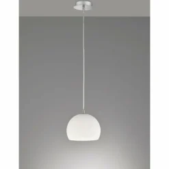 Luminaires Fischer & Honsel Suspension Fischer-Honsel Bow Nickel mat, 1 lumière
