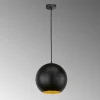Lampes Dorées-Luminaires Fischer & Honsel Suspension Fischer-Honsel Mylon Noir, 1 lumière