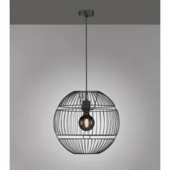 Luminaires Fischer & Honsel Suspension Fischer-Honsel Drops Noir, 1 lumière* Suspensions