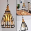 Luminaires Rustiques-hofstein Suspension Flaine Brun, Noir, 1 lumière