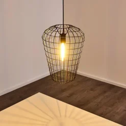 Lampes Vintages & Rétros-hofstein Suspension Flambeau Noir, 1 lumière