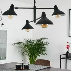 hofstein Suspension Fort Noir, 4 lumières* Suspensions