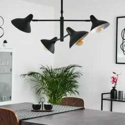 hofstein Suspension Fort Noir, 4 lumières* Suspensions