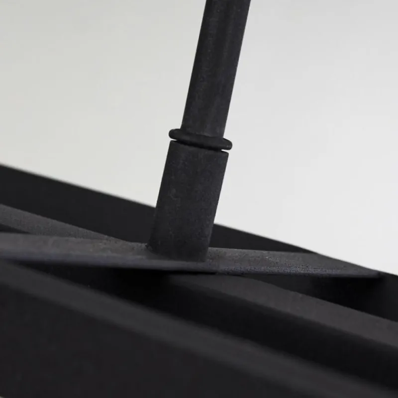 hofstein Suspension Foss Noir, 4 lumières